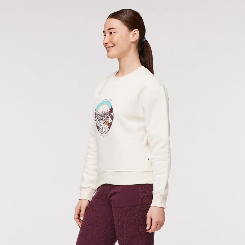 Traveling Llama Crew Sweatshirt - Women's