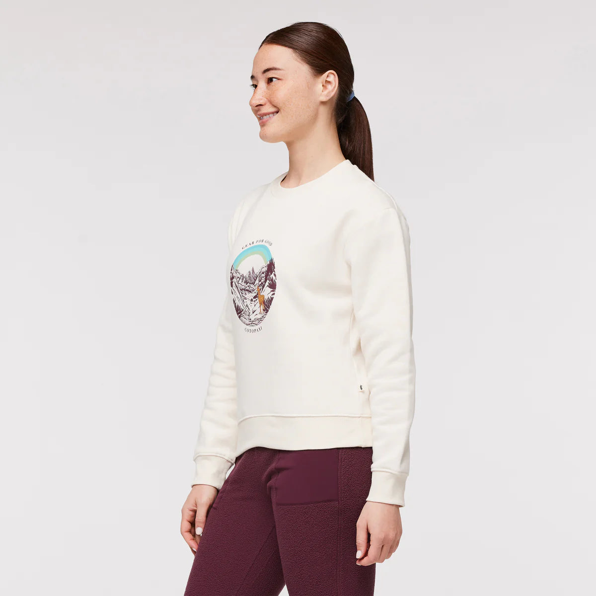 Traveling Llama Crew Sweatshirt - Women's
