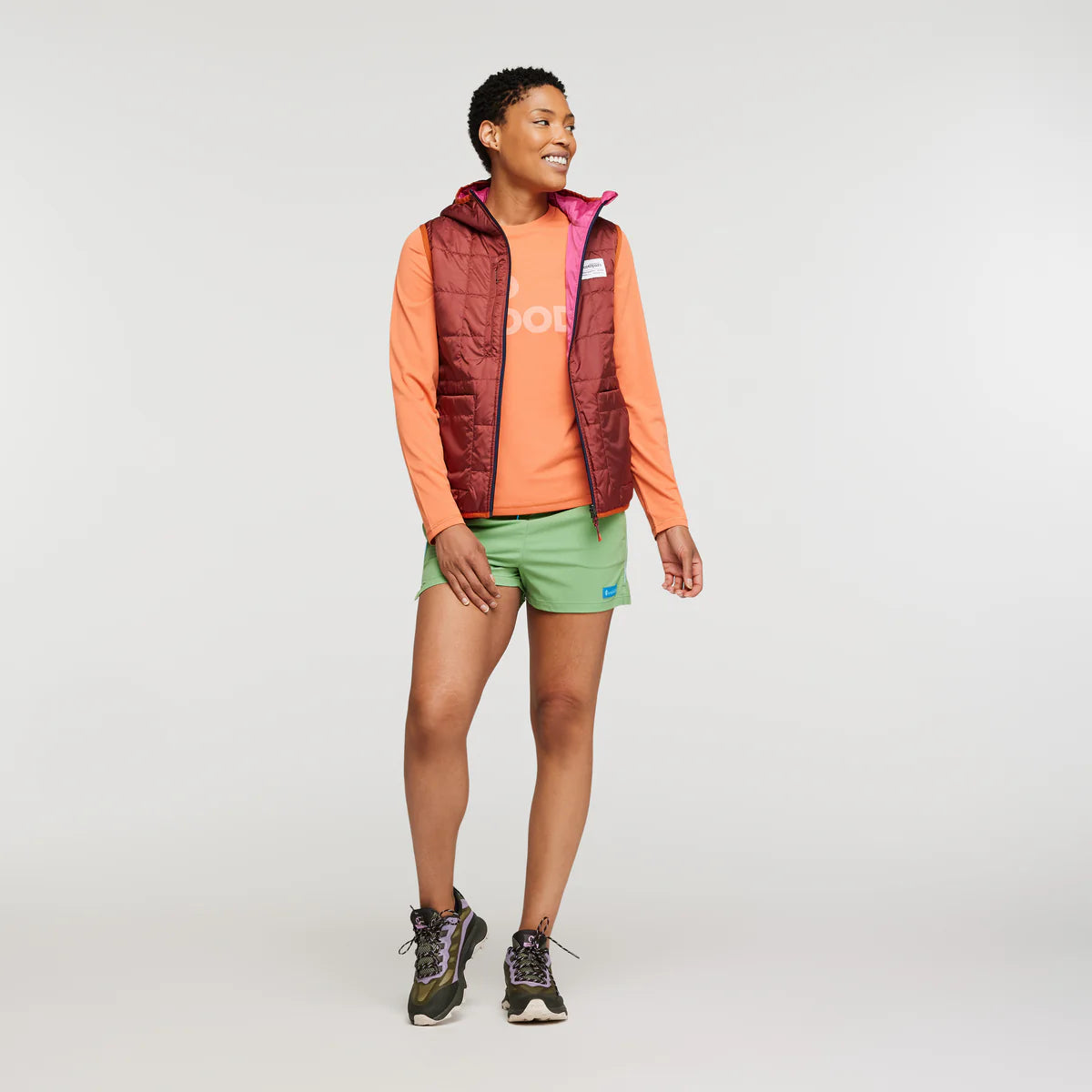 Teca Cálido Reversible Hooded Vest - Women's