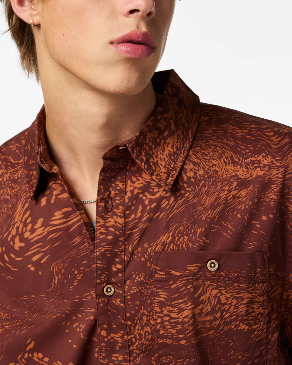 Estival Button Up Shirt - Print - Men's