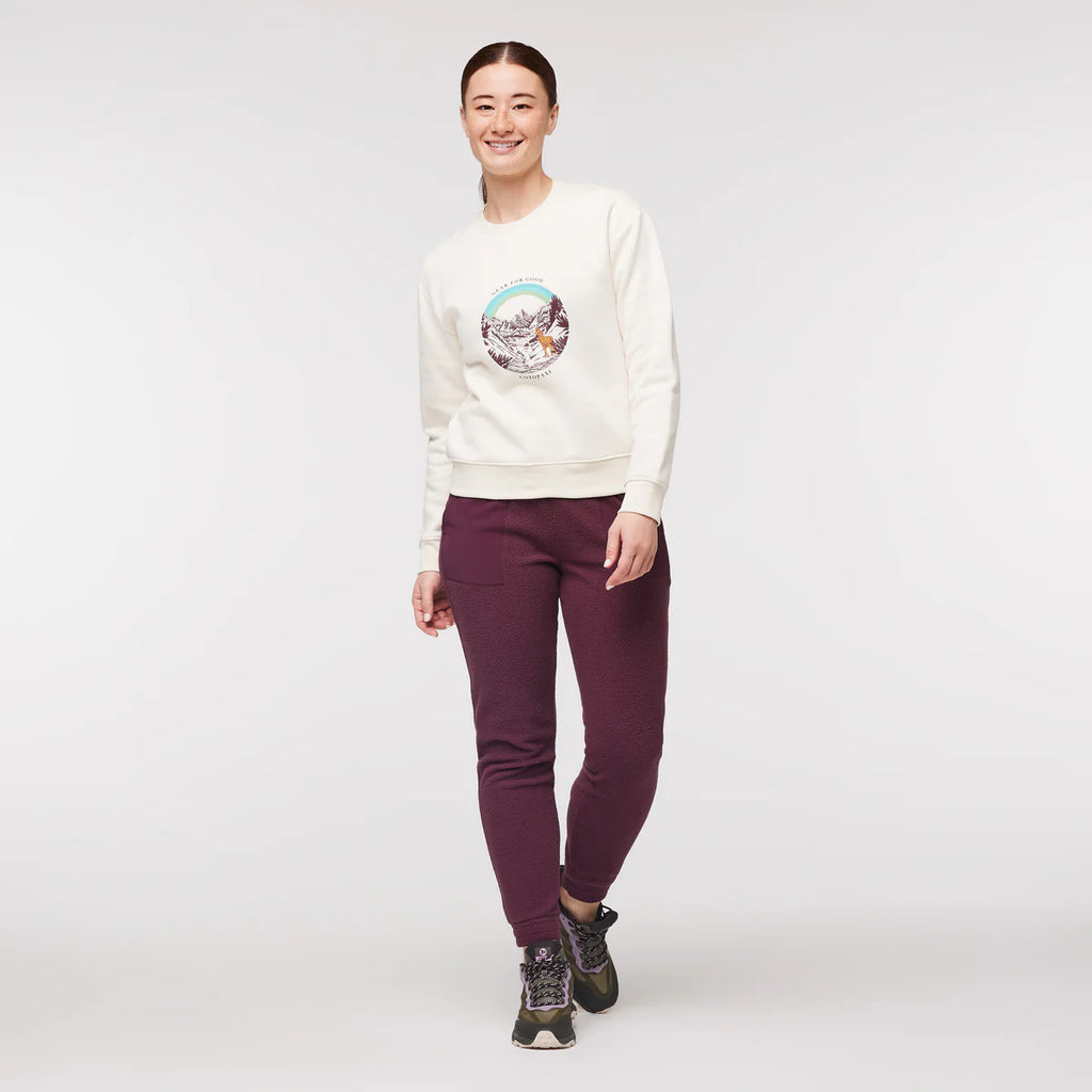 Traveling Llama Crew Sweatshirt - Women's