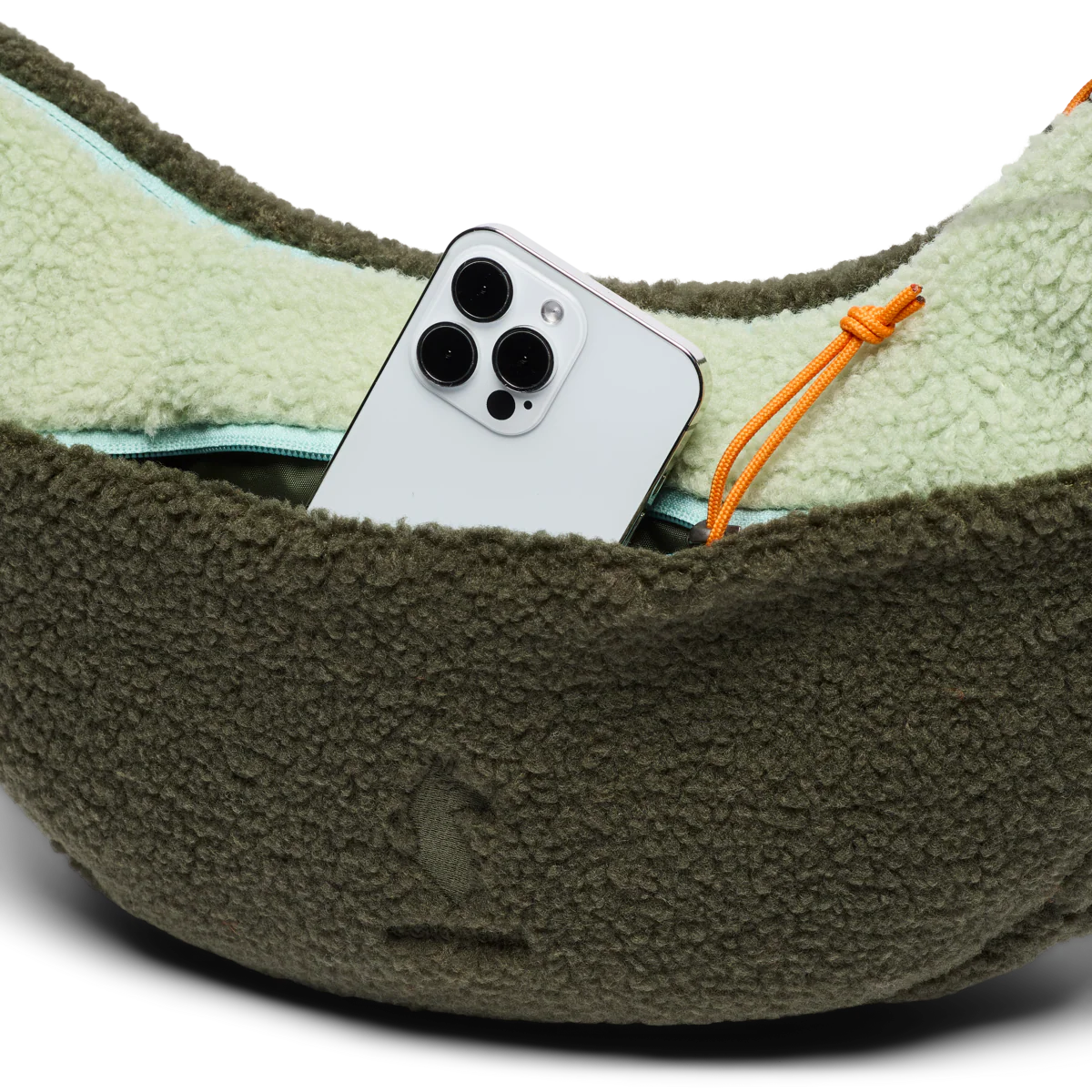 High Pile Fleece 6L Crescent Bag