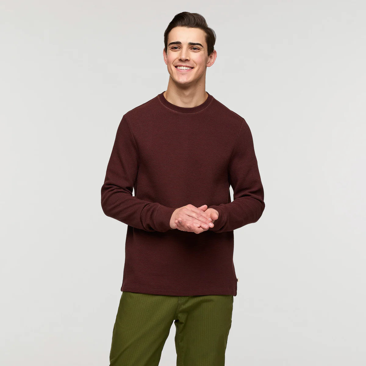 Atajo Long-Sleeve Waffle Shirt - Men's