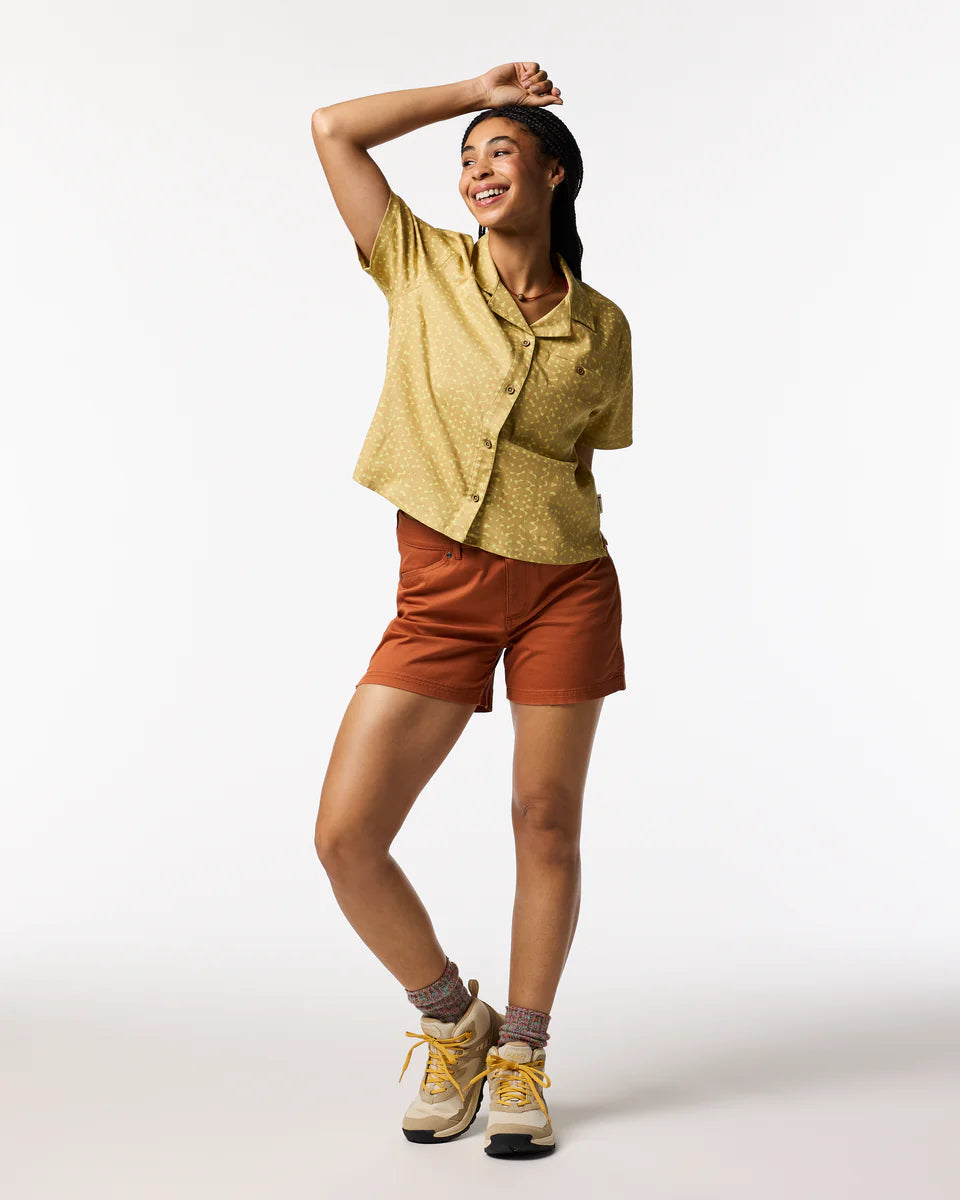 Afuera Button Up Shirt - Print - Women's