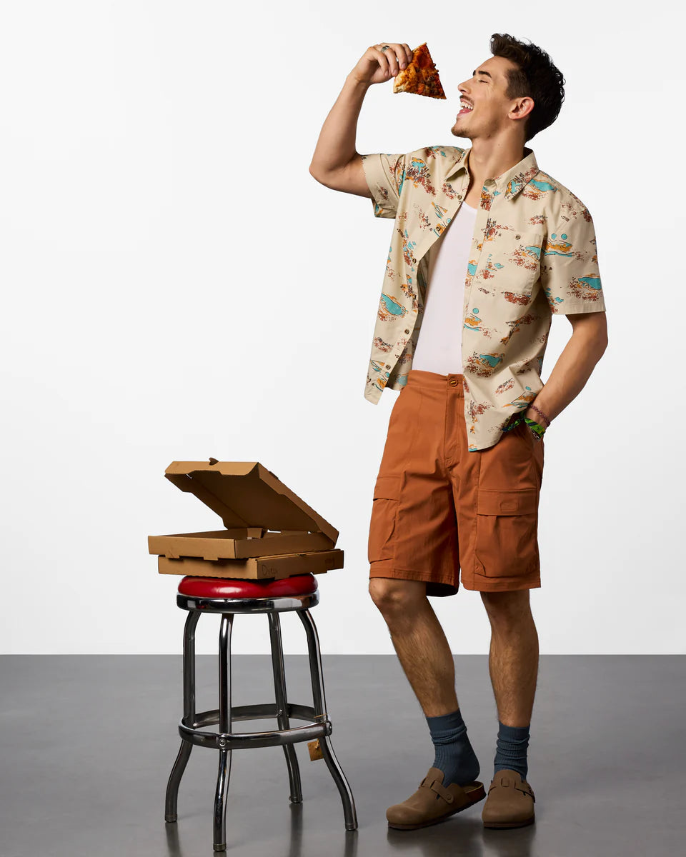 Estival Button Up Shirt - Print - Men's