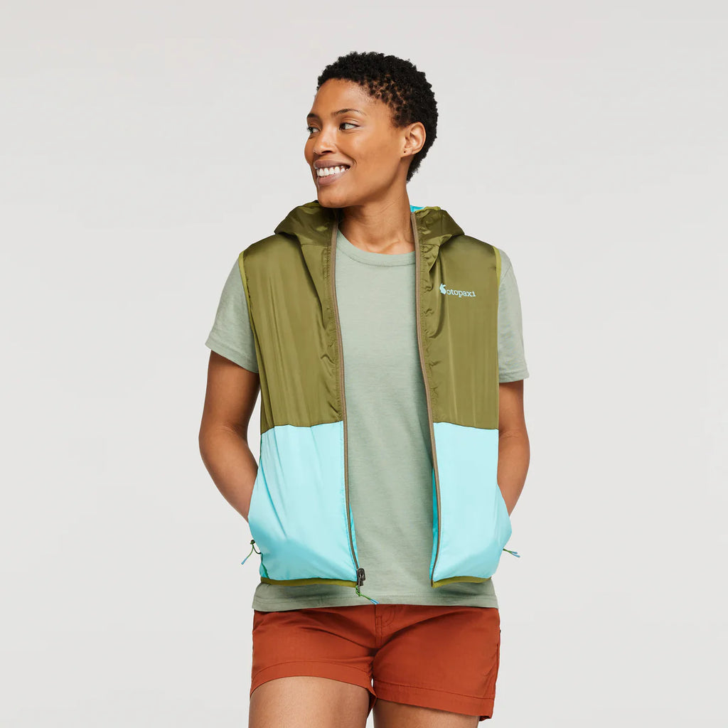Teca Cálido Reversible Hooded Vest - Women's