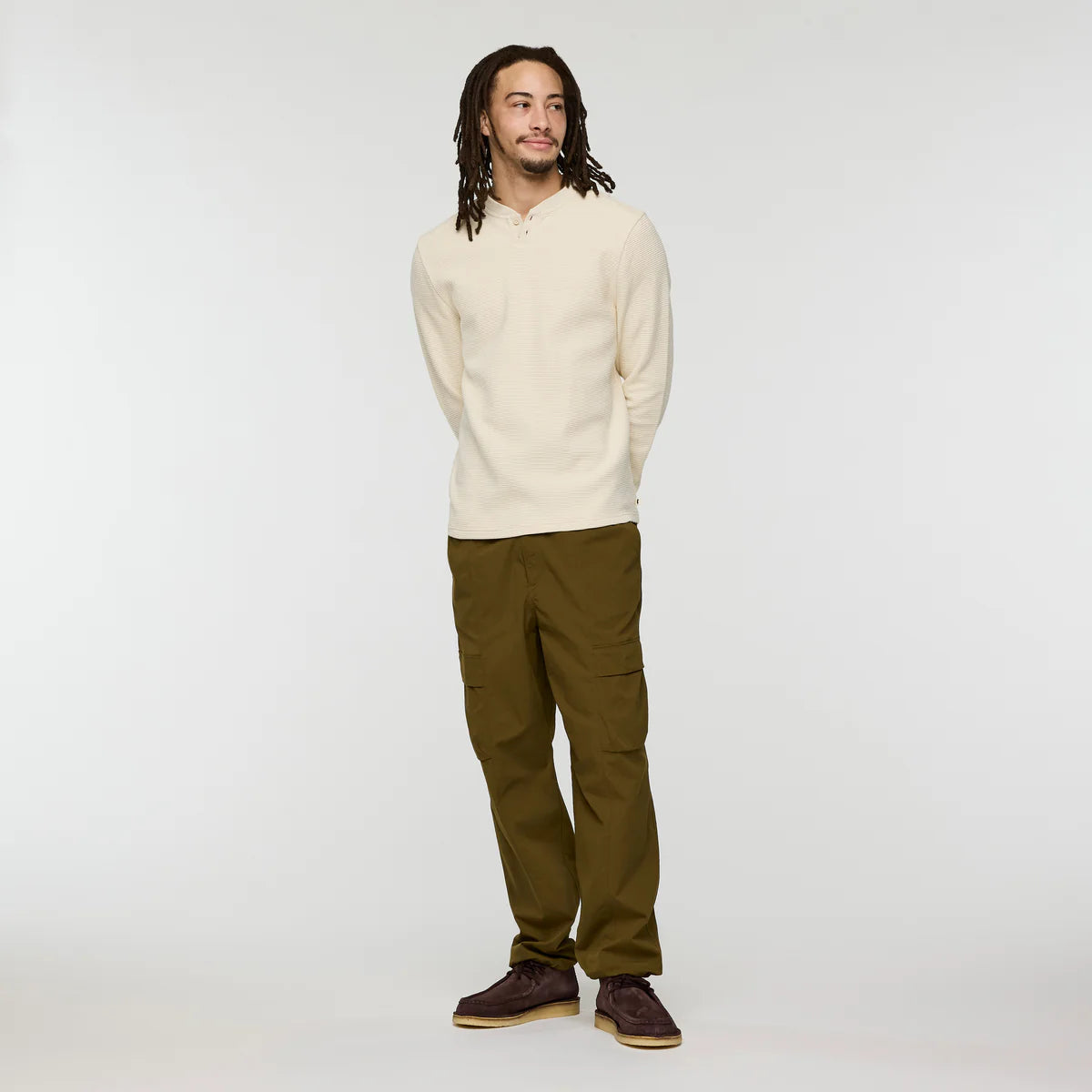Atajo Long-Sleeve Waffle Henley - Men's