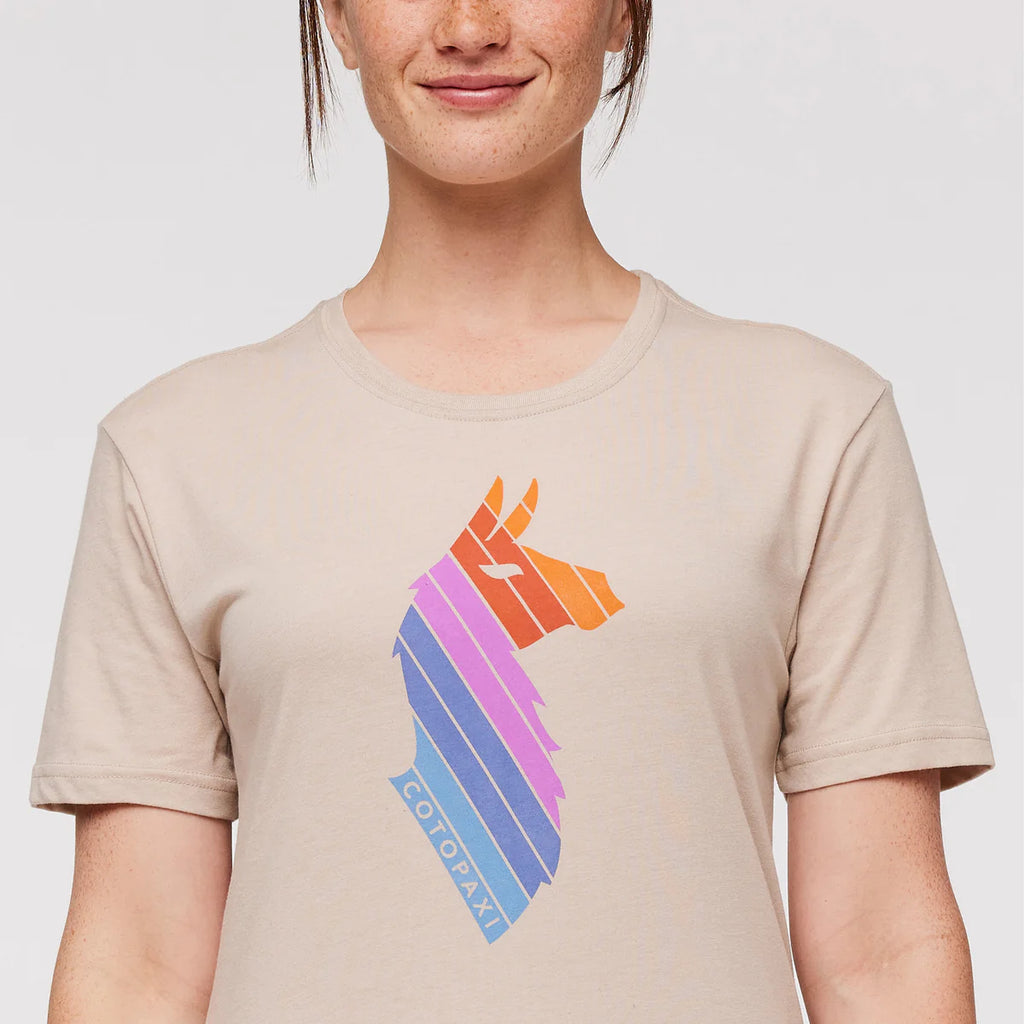 Llama Stripes T-Shirt - Women's