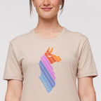 Llama Stripes T-Shirt - Women's
