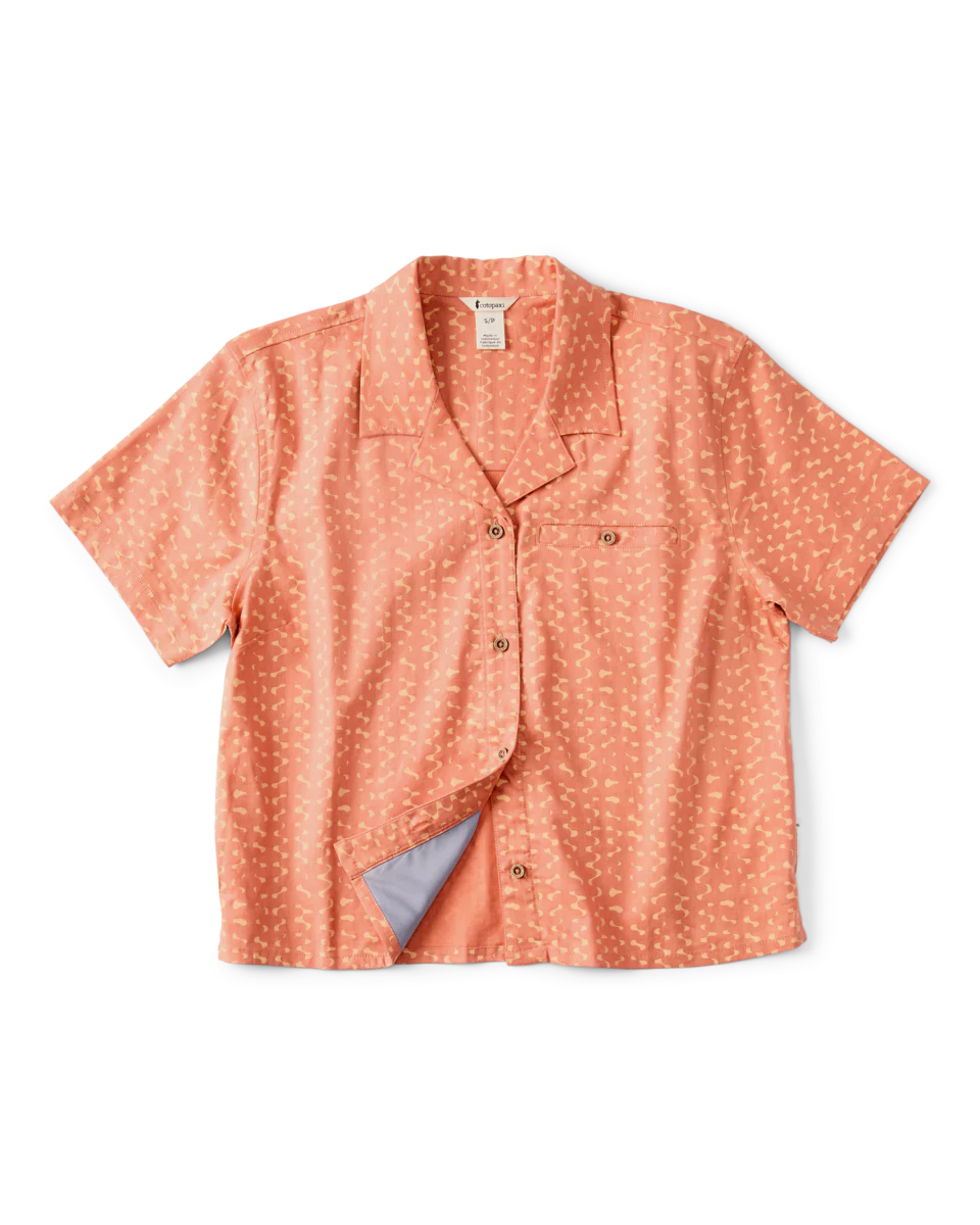 Afuera Button Up Shirt - Print - Women's