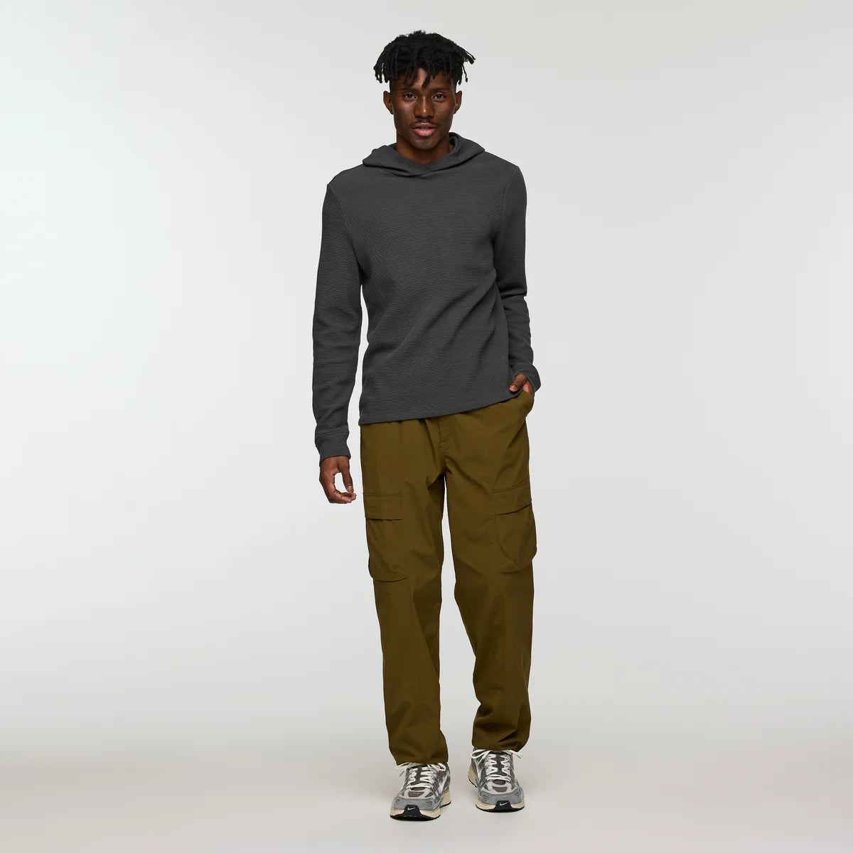 Atajo Long-Sleeve Waffle Hoodie - Men's